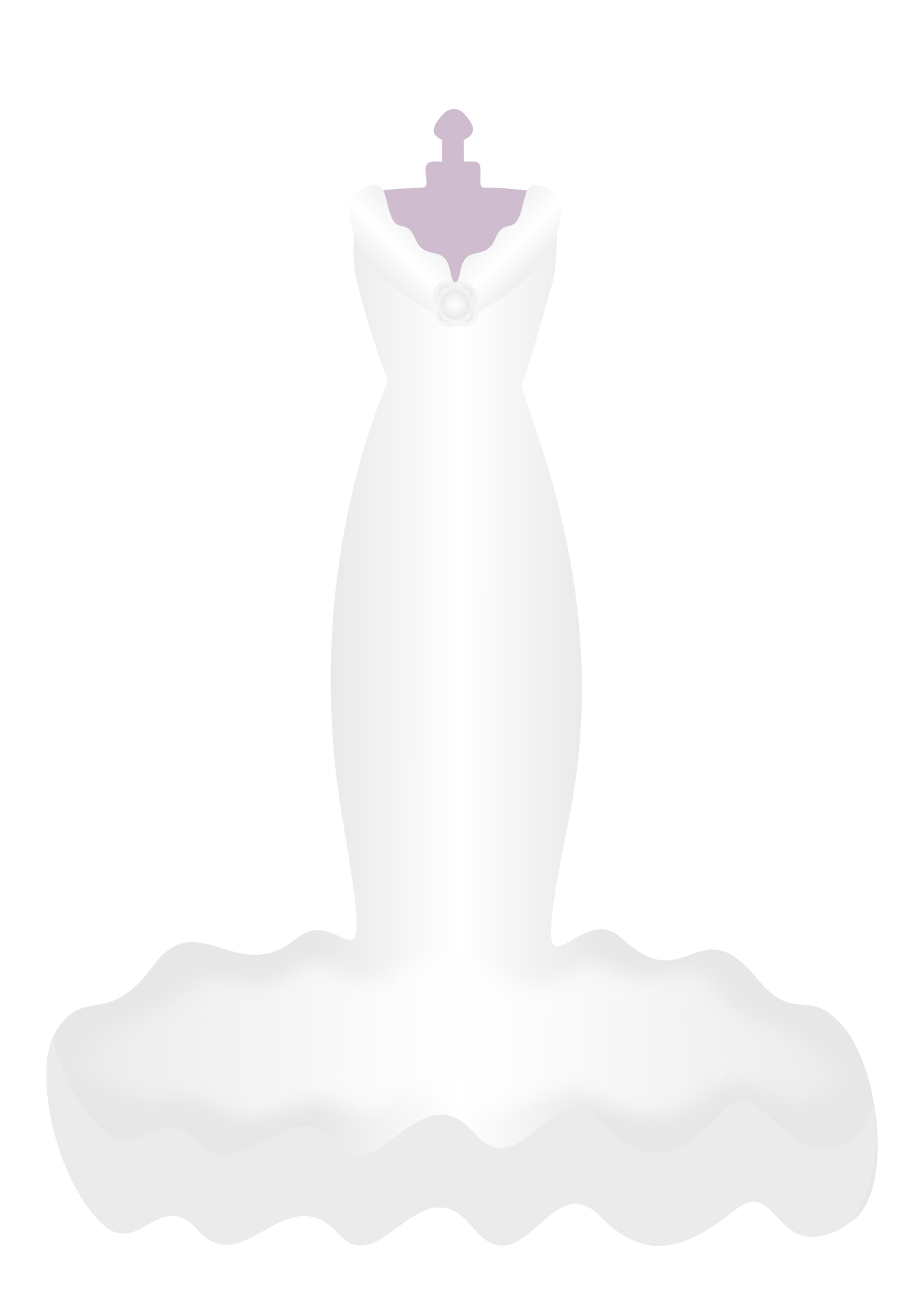 Wedding dress clipart png