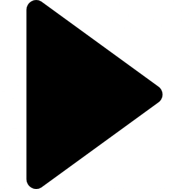 Play triangular button symbol in a circle Icons | Free Download