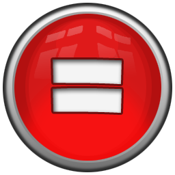 Red Equal Sign Clipart