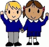 Purple school uniform clipart