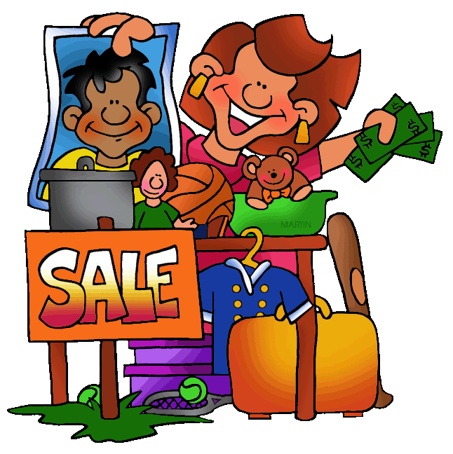 Garage Sales - Free Clipart for Kids & Teachers
