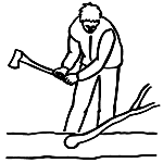 Hatchet Drawing - ClipArt Best