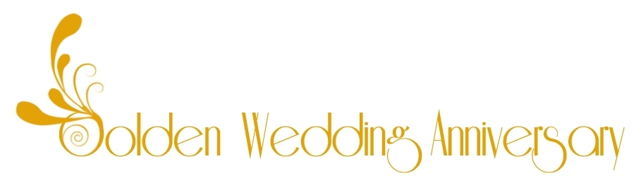 Golden Wedding Clipart