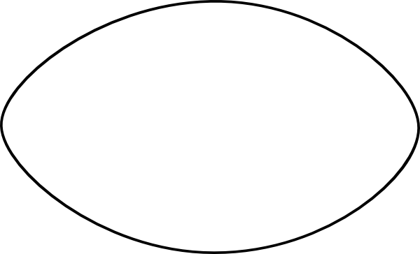 Football Outline Clipart - Free Clipart Images