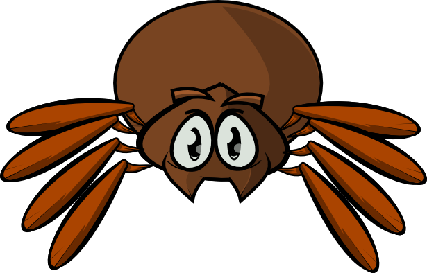 Free cartoon spider clipart