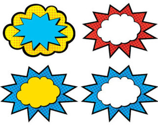 Batman Bam Pow Zap Vector Clipart - Free to use Clip Art Resource
