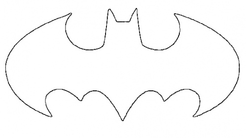 Batman Logo Template