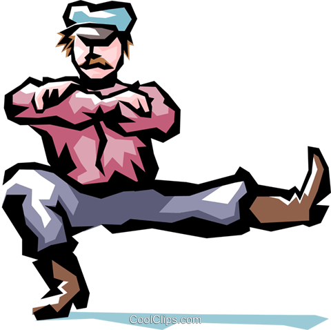 Russian dancer clipart