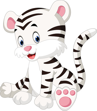 Little Tiger Clip Art, Vector Images & Illustrations