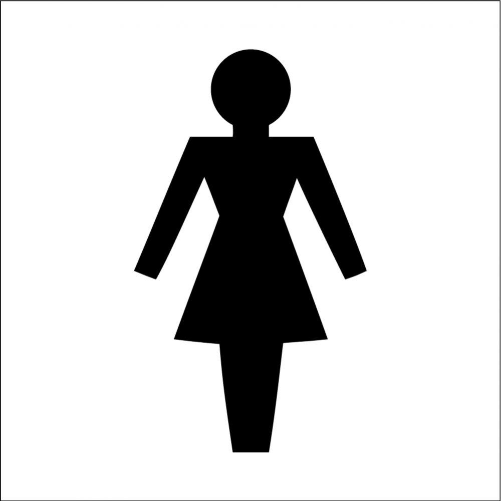Female Toilet Symbol Signs - from Key Signs UK