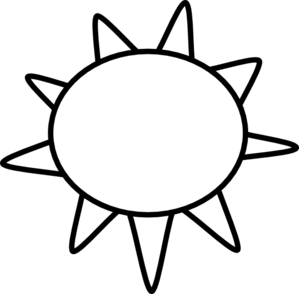 Clipart Sun Outline - Free Clipart Images