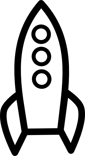 Rocket Ship Outline