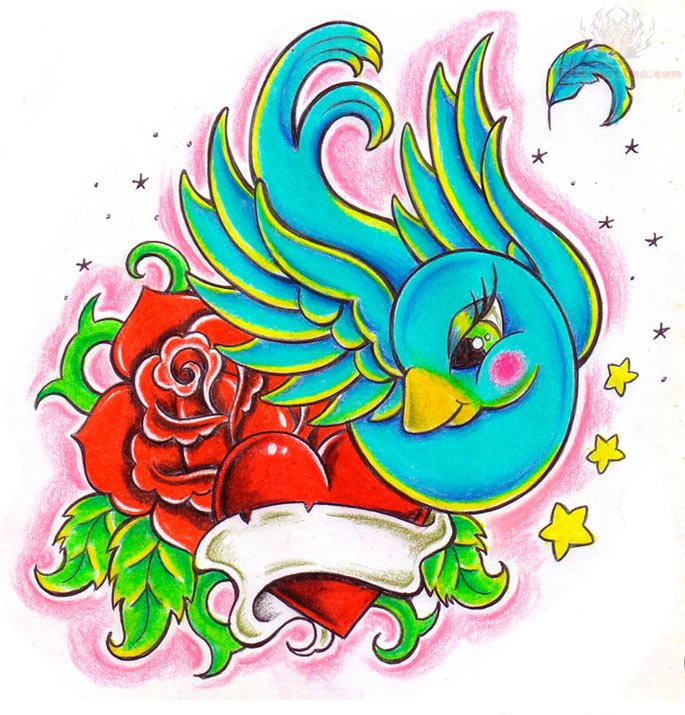 Heart n Rose Tattoo Art | Fresh 2017 Tattoos Ideas