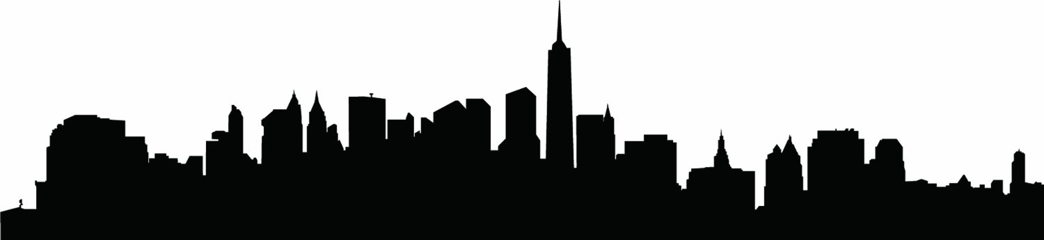 New York City Skyline Outline