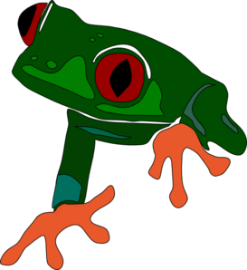 Small tree frog clipart