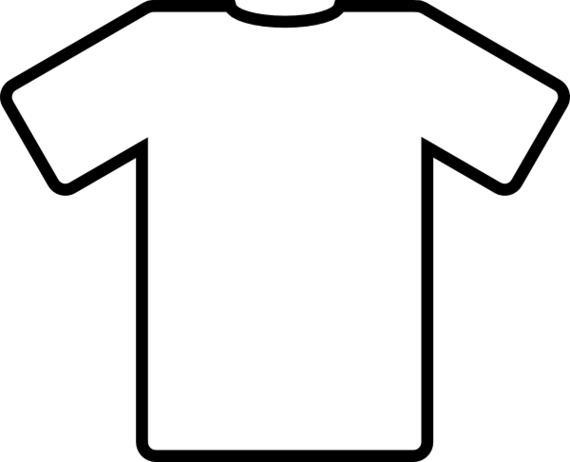 Simple shirt outline clipart - ClipArt Best - ClipArt Best