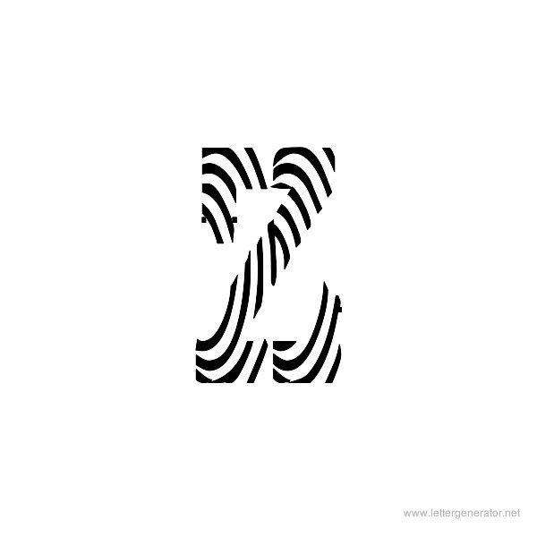 Zebra Alphabet Gallery - Free Printable Alphabets | LETTER ...