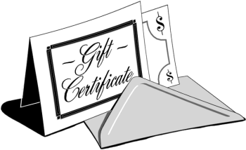 Birthday Gift Certificate Clipart