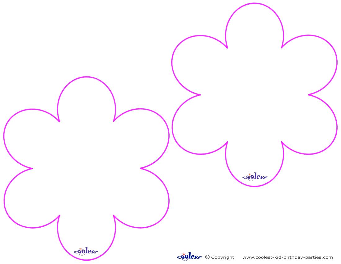 Flower Template Printable Stencil | Besttemplate123