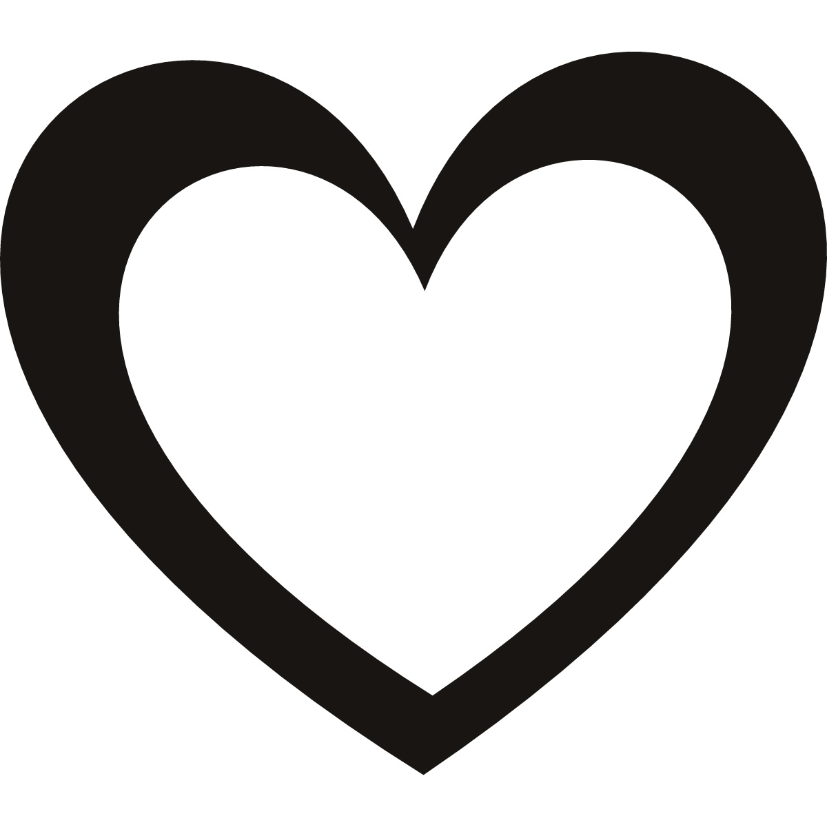 Love Heart Print Valentines Wall Art Sticker Wall Decal Transfers ...