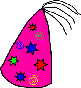 Party Hat clip art - vector clip art online, royalty free & public ...