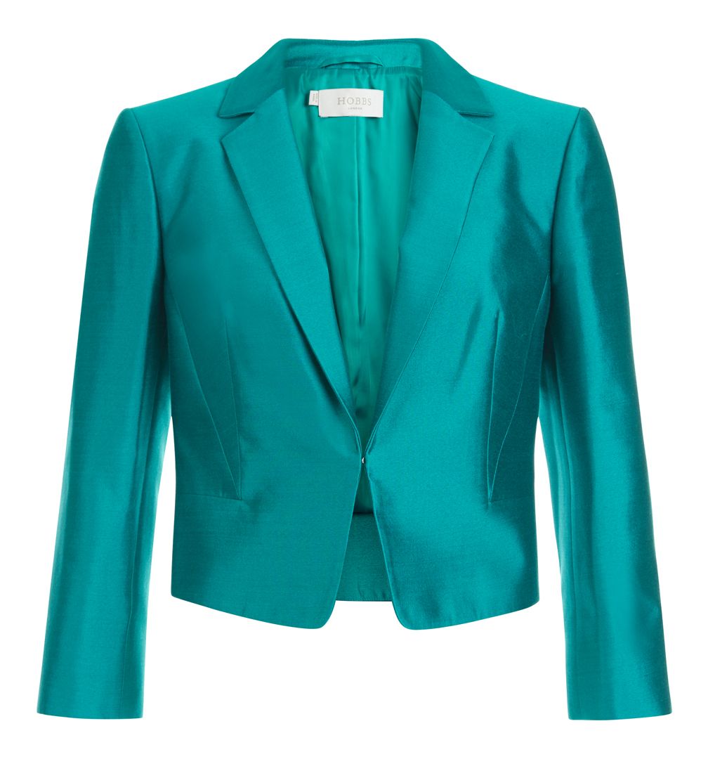Blue Livia Jacket | Smart Jackets | Outlet Coats and Jackets | Hobbs ...