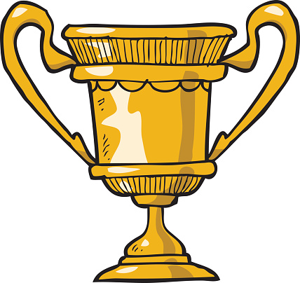 Cartoon Of The Award Trophy Clip Art, Vector Images ...
