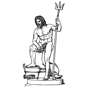 Poseidon clip art - vector clip art online, royalty free & p ...