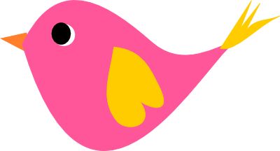 Pink Baby Bird Clipart