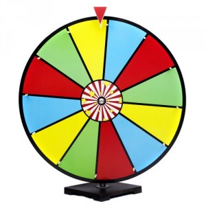 Round 16? 16 Inch Tabletop White Dry Erase Clicker Prize Wheel 10 ...