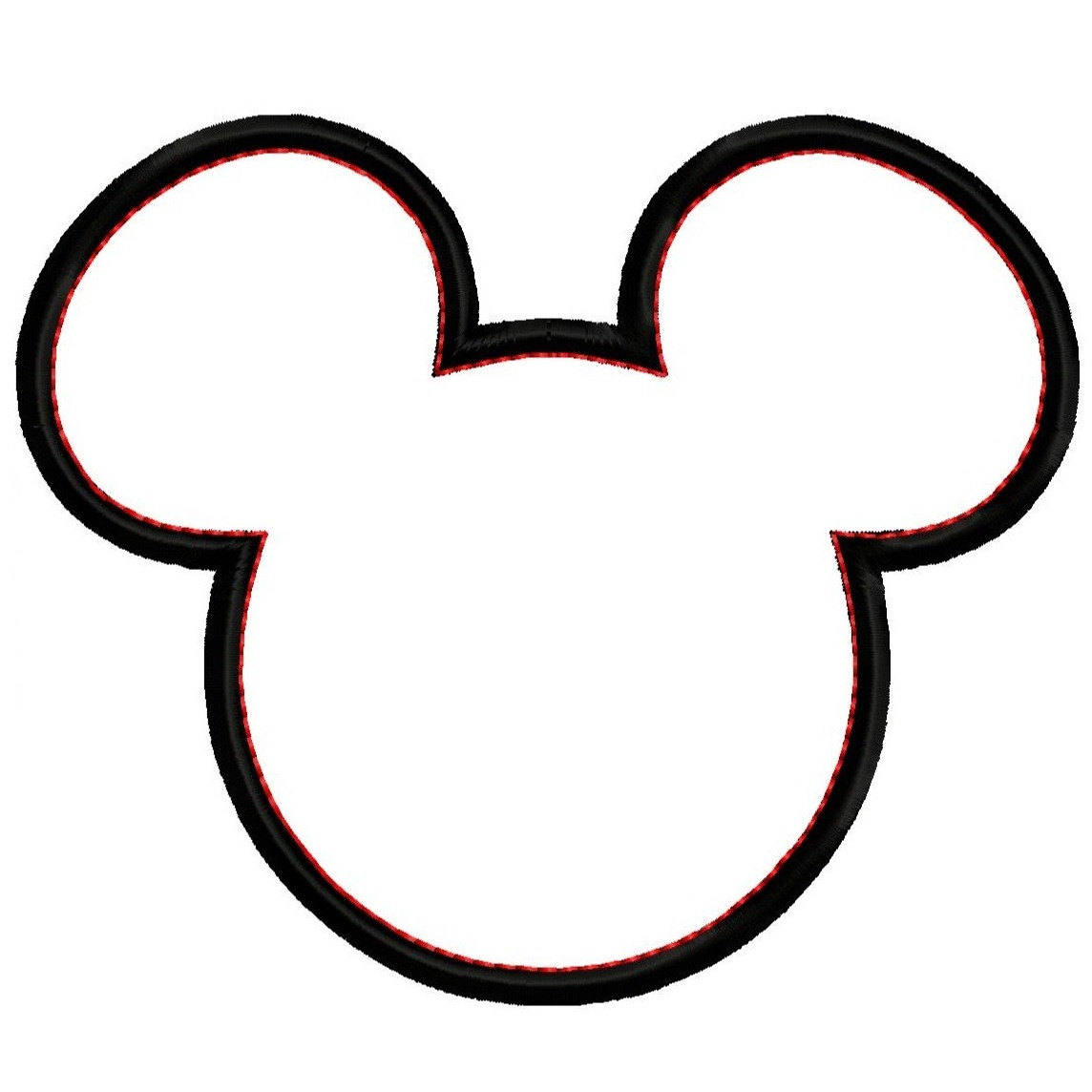Mickey mouse head outline clip art