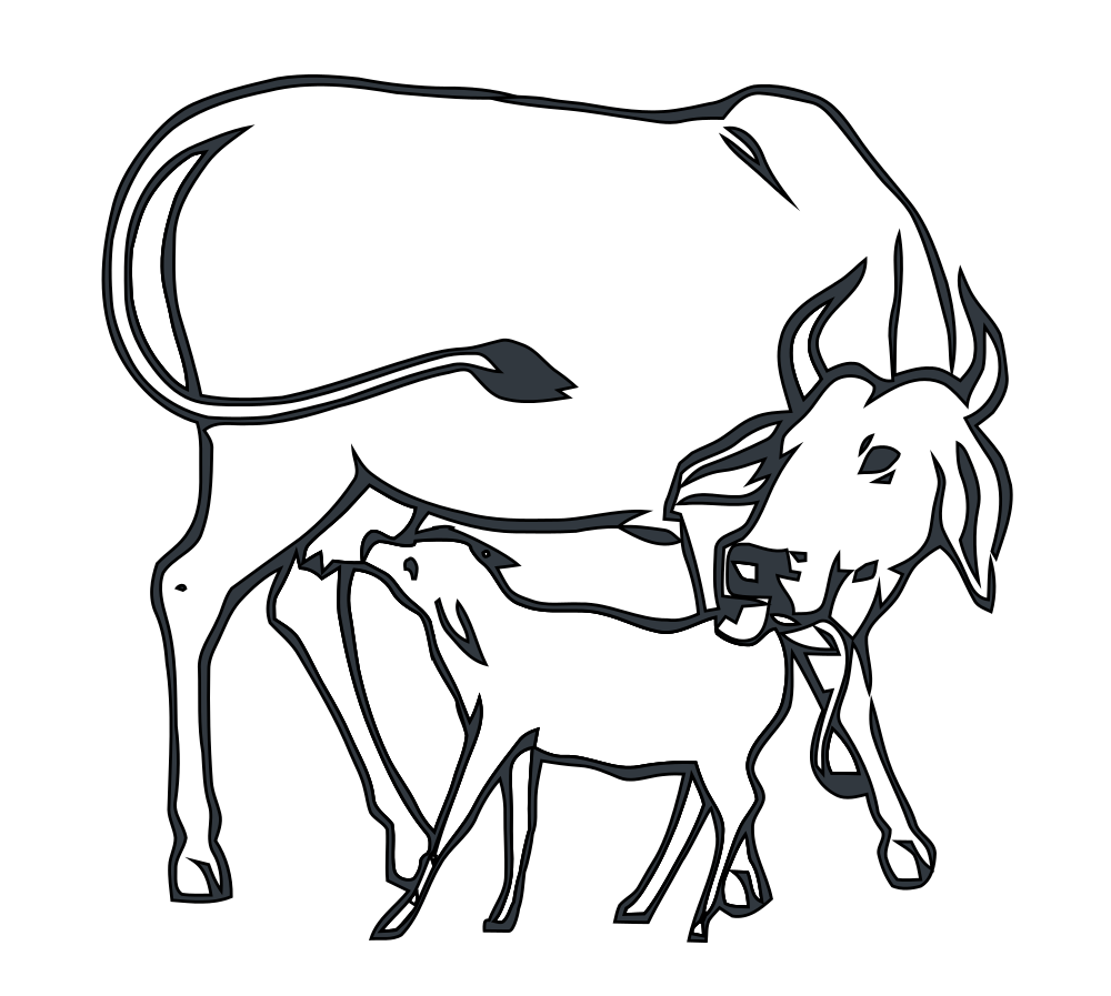 File:Cow and Calf INC.svg