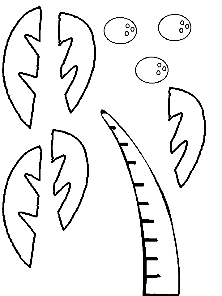 Tree Template For Kids - AZ Coloring Pages