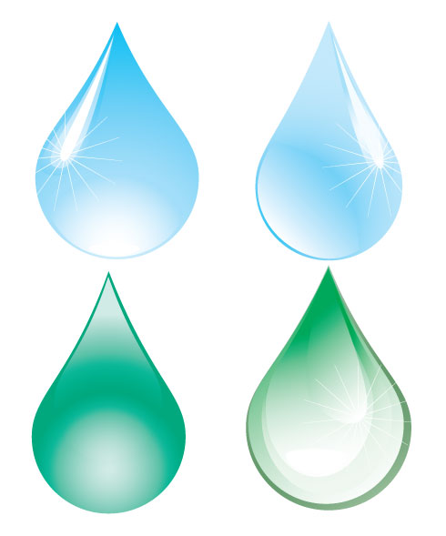 Bonus: Vector Raindrops from Shutterstock – One Week Only!