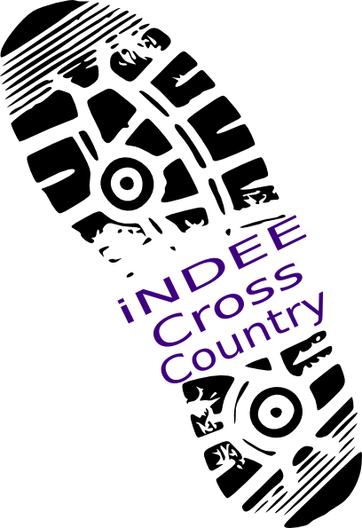 Cross Country Shoe Print Clip Art - vector clip art ...