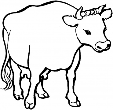 Cow Coloring Page Farmers Cows Coloring Pages Kids Play Color Free ...