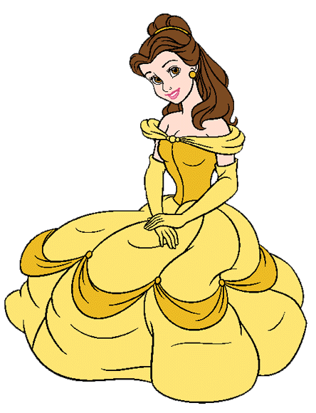 Disney princess belle clipart