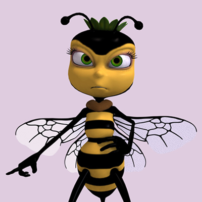 Cartoon Queen Bee | Free Download Clip Art | Free Clip Art | on ...