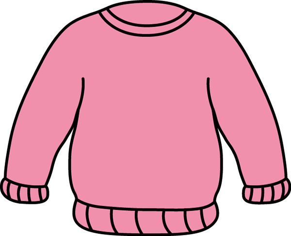 Clip Art Pink Sweater Clipart
