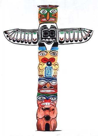 Totem Pole Vector - ClipArt Best