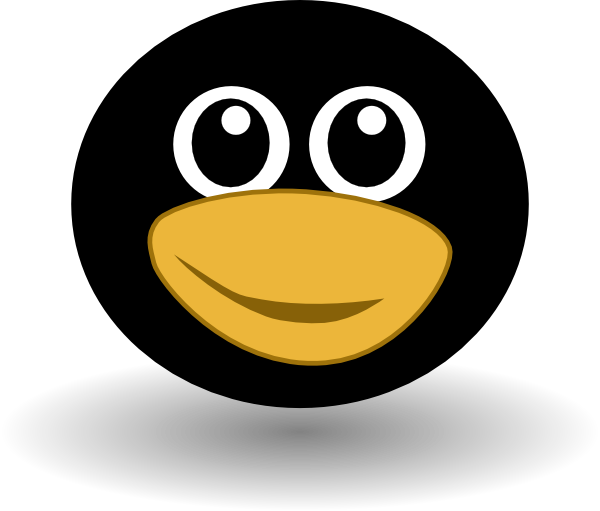 Penguin Face Clip Art - vector clip art online ...