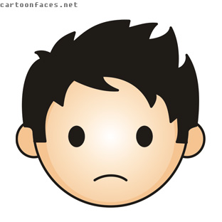 Sad Boy Cartoon Face - ClipArt Best