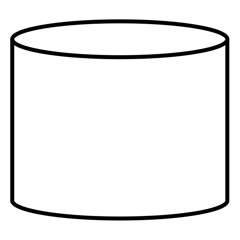 Clipart cylinder shape