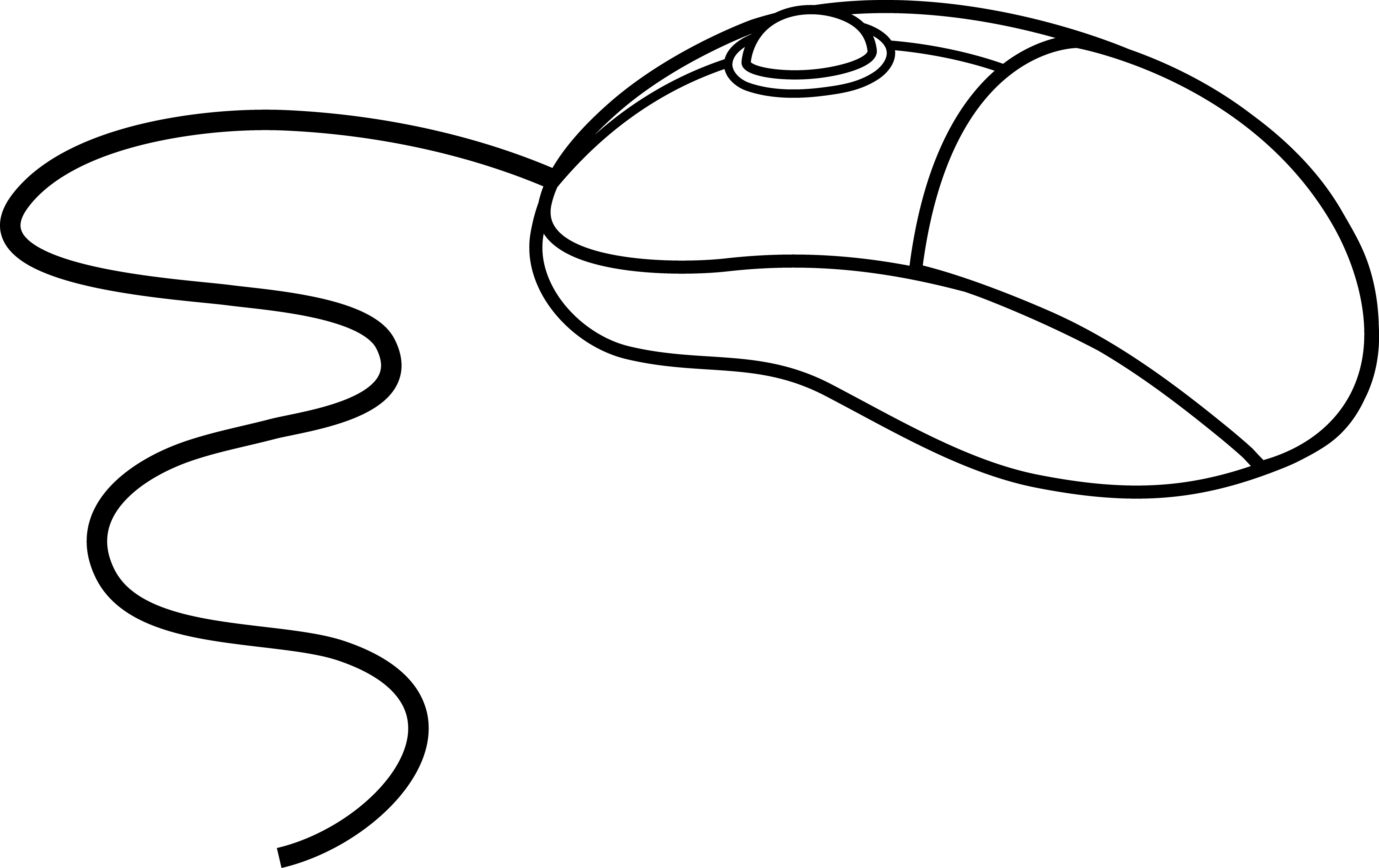 Computer Mouse Clip Art Black And White Clipart Panda Free Clipart ...