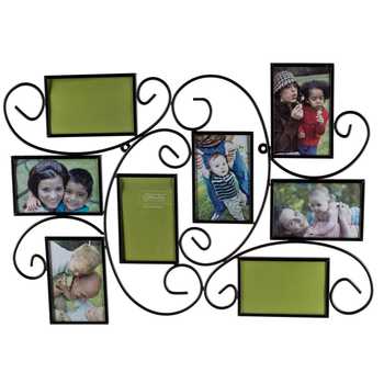 Black 8-Opening Metal Wire Collage Frame | Hobby Lobby | 644716