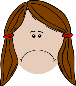 Girl sad clipart - ClipartFox