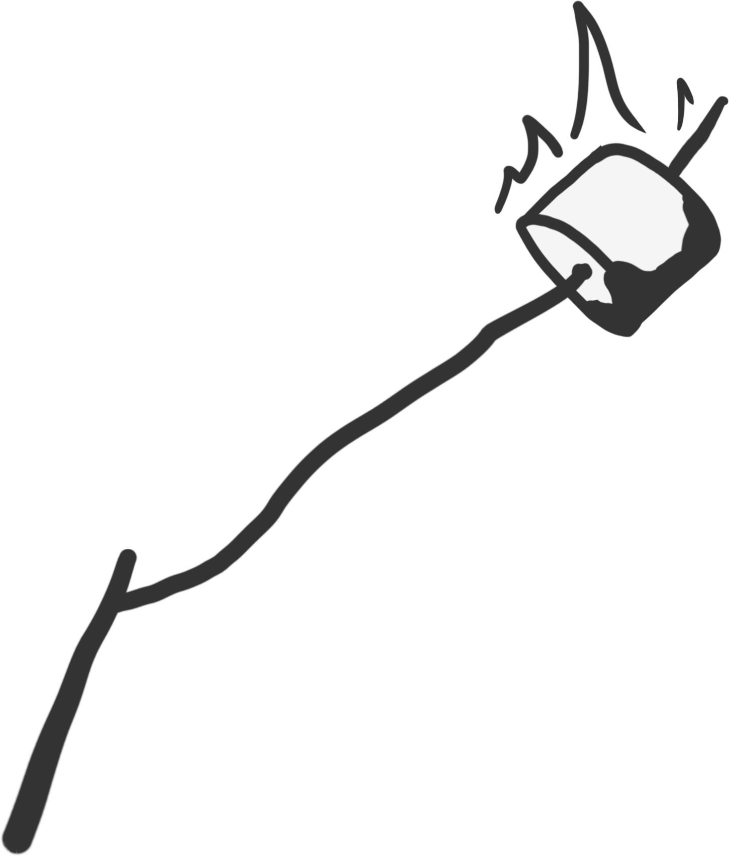 Marshmallow Clipart Marshmallow On A Stick Clipart