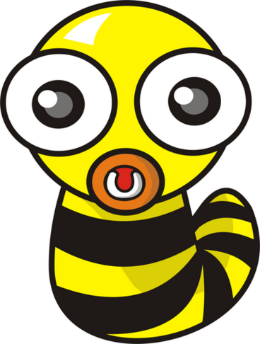 Gambar Lebah Kartun Clipart - Free to use Clip Art Resource