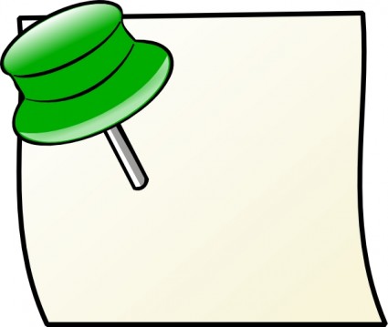 Dicatat Dengan Pin Clip Art-vektor Clip Art-vektor Gratis Download ...