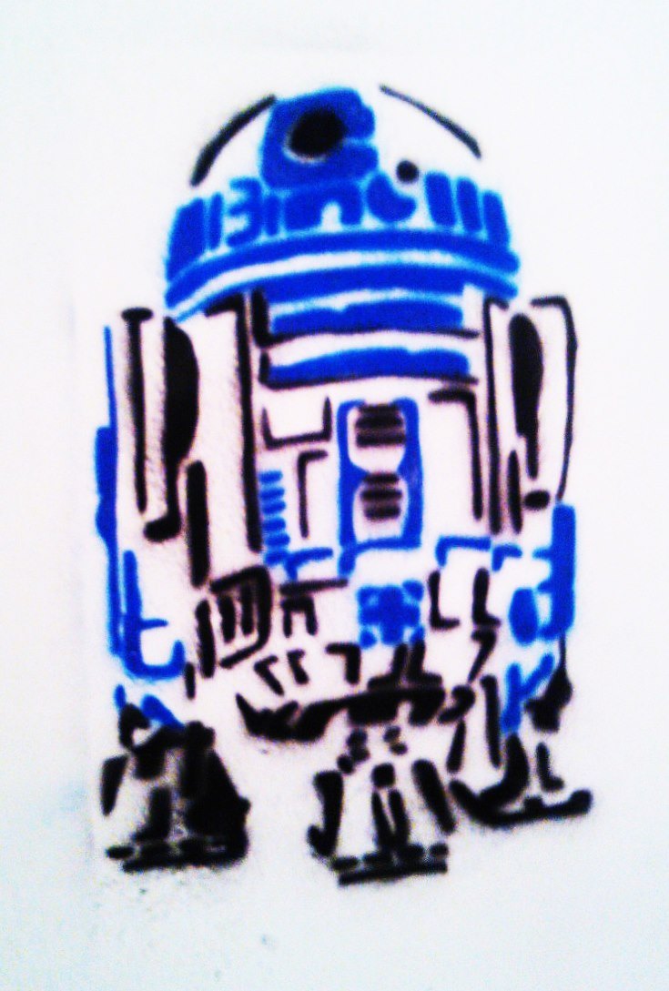 Hoozinc] Star Wars – Stencil Wall Art @ Bangalore | Graffiti in India
